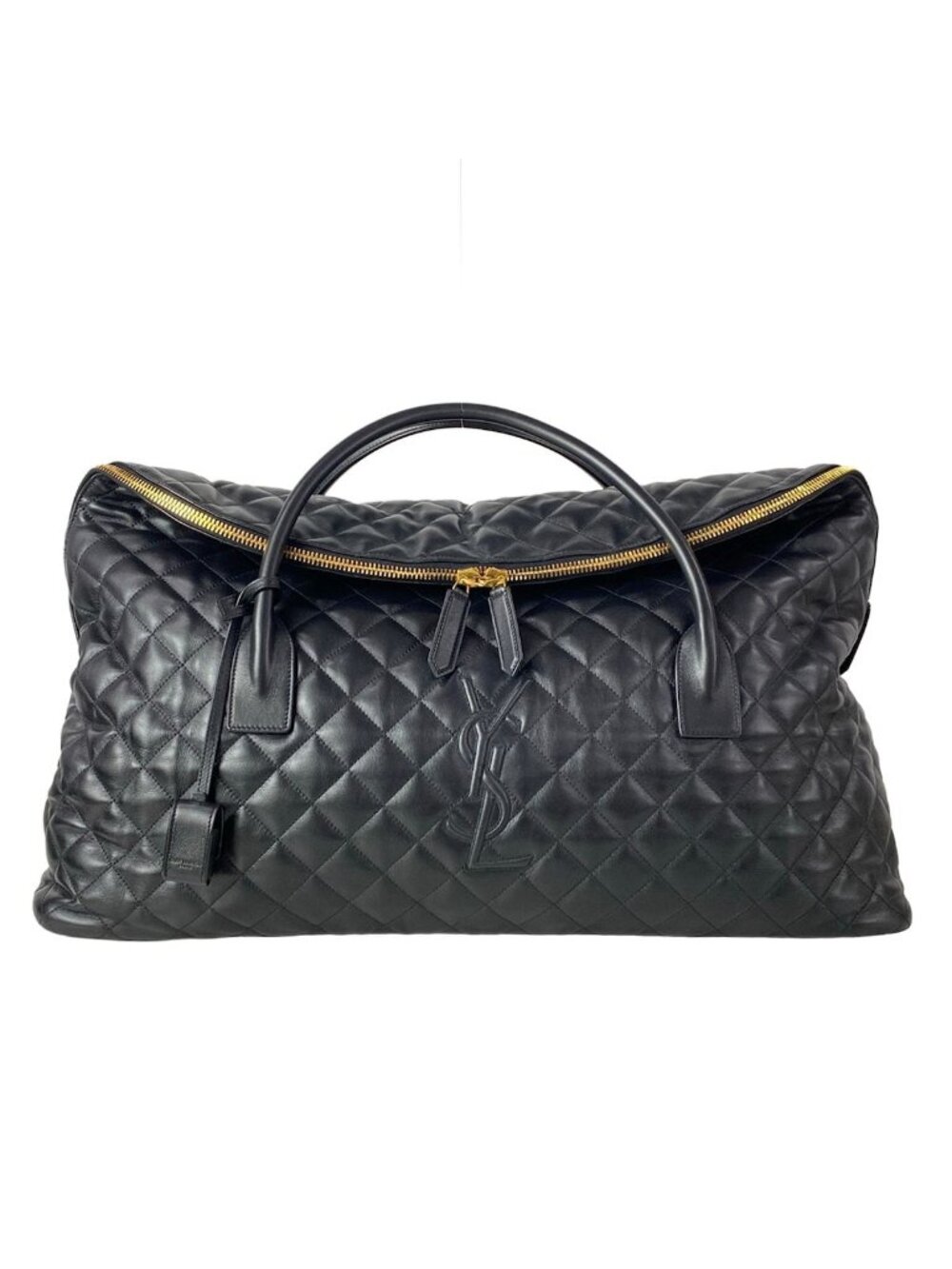 Saint Laurent Paris Boston Bag Black Leather